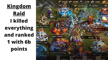 Kingdom Raid: I zeroed everything and ranked 1 with 6b points (Part 1) | KING OF AVALON