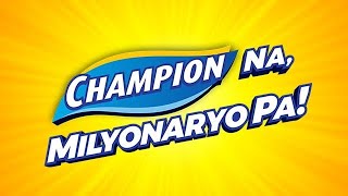 Champion Na Milyonaryo Pa 2024 poster campaign with Sexy Dani & Inna Karinyosa of Yes FM Boracay