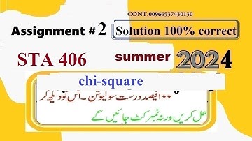 sta 406 assignment 2 solution summer semester 2024|sta406 assignment 2 solution summer semester 2024