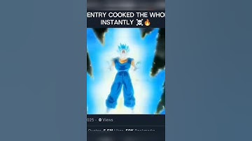 The Moment Vegito Showed Zamasu REAL Power ⚡💪 | Dragon Ball Super | #shorts #viral
