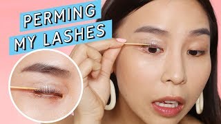 Giving Myself a Lash Lift   |  TINA TRIES IT