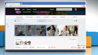 How to create albums and share them on Flickr®