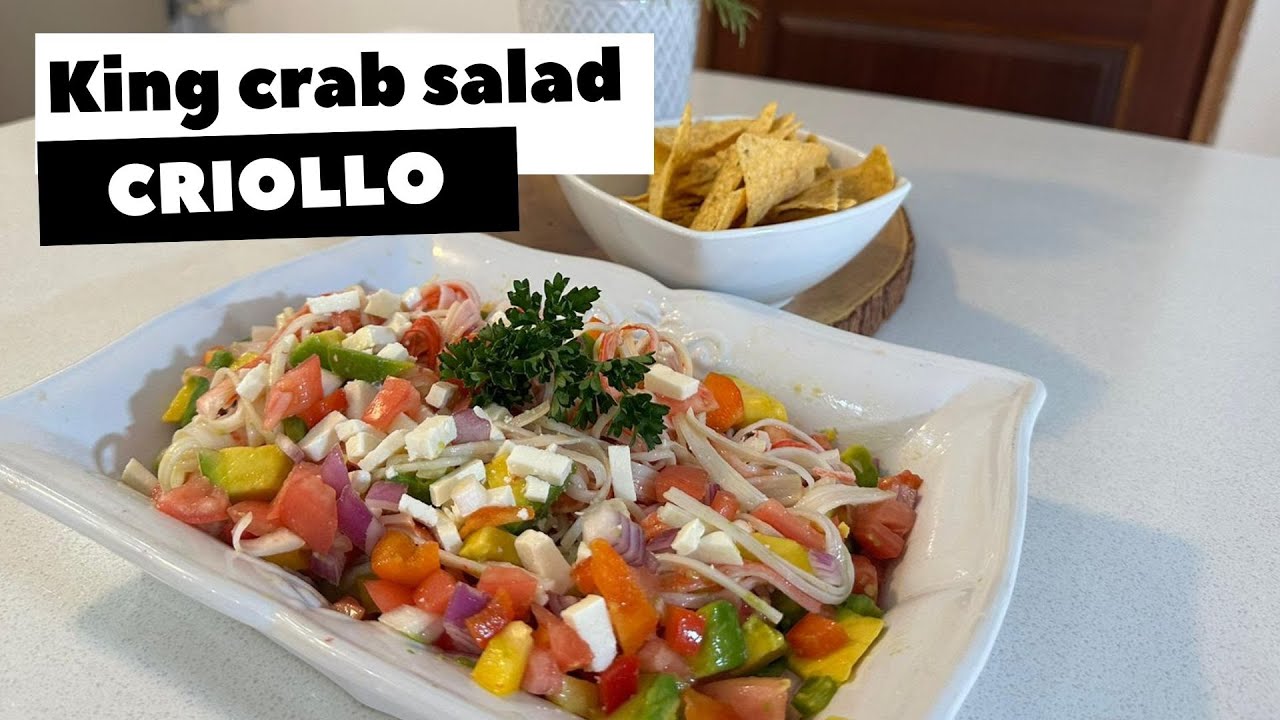 King crab salad YouTube