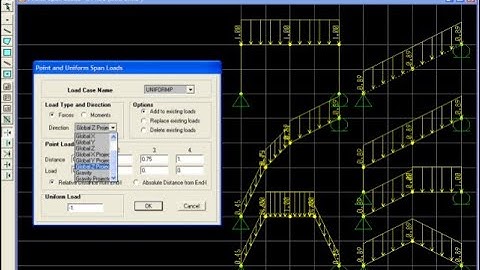 5 lec moment and udl  loading to a beam in SAP2000