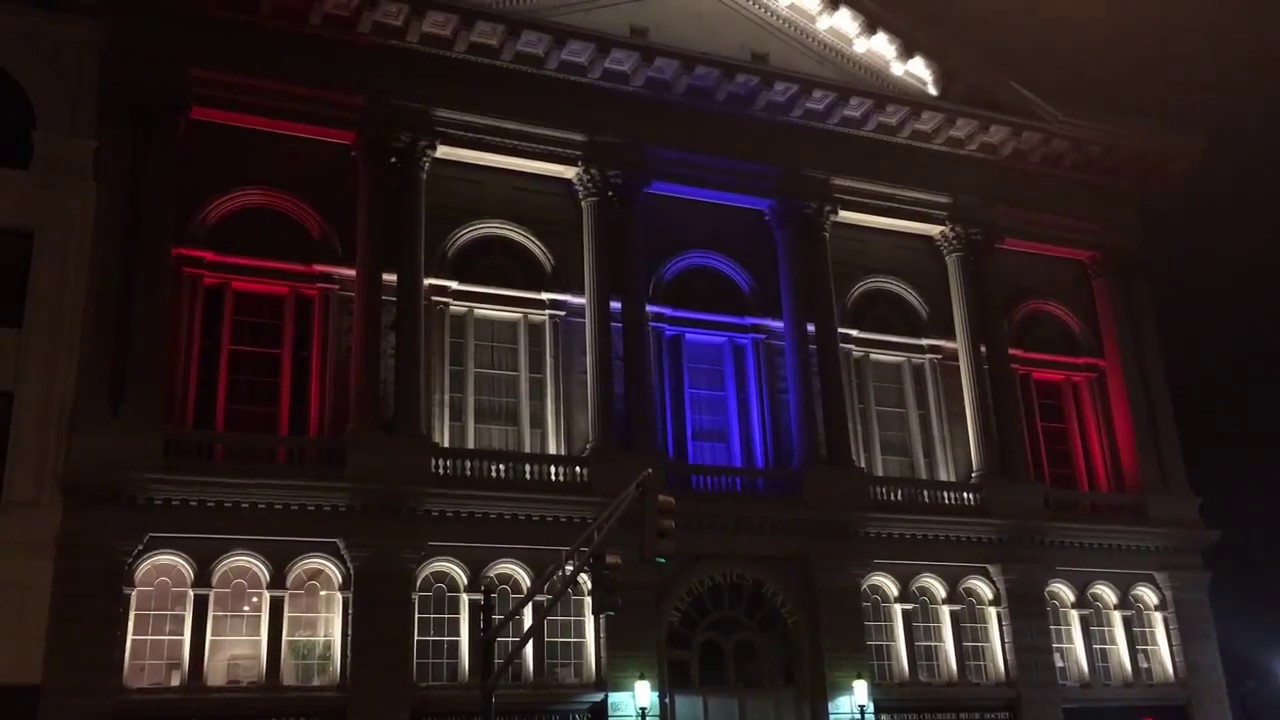 Lighting Up Mechanics Hall Worcester Ma Lighting Up Mechanics Hall Worcester Ma
