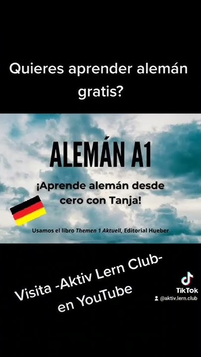 Curso gratis de alemán para principiantes #alemán #aprendealemán # ...