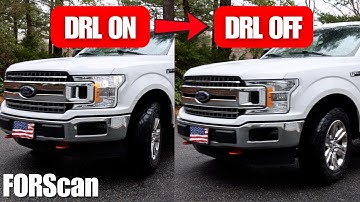 Disabling the Daytime Running Lights (DRL) On Your F150 using FORSCAN