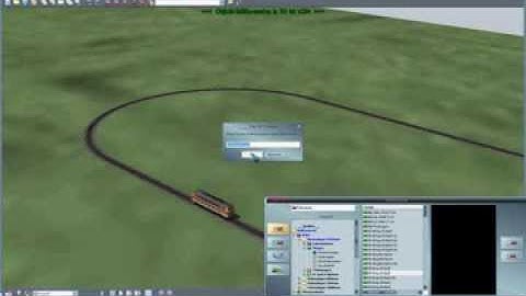EEP-X Tutorial 01 - Create a First Layout and Drive - Model Train Simulator