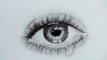 Realistic Drawing the EYE, Draw Even For BEGINNERS