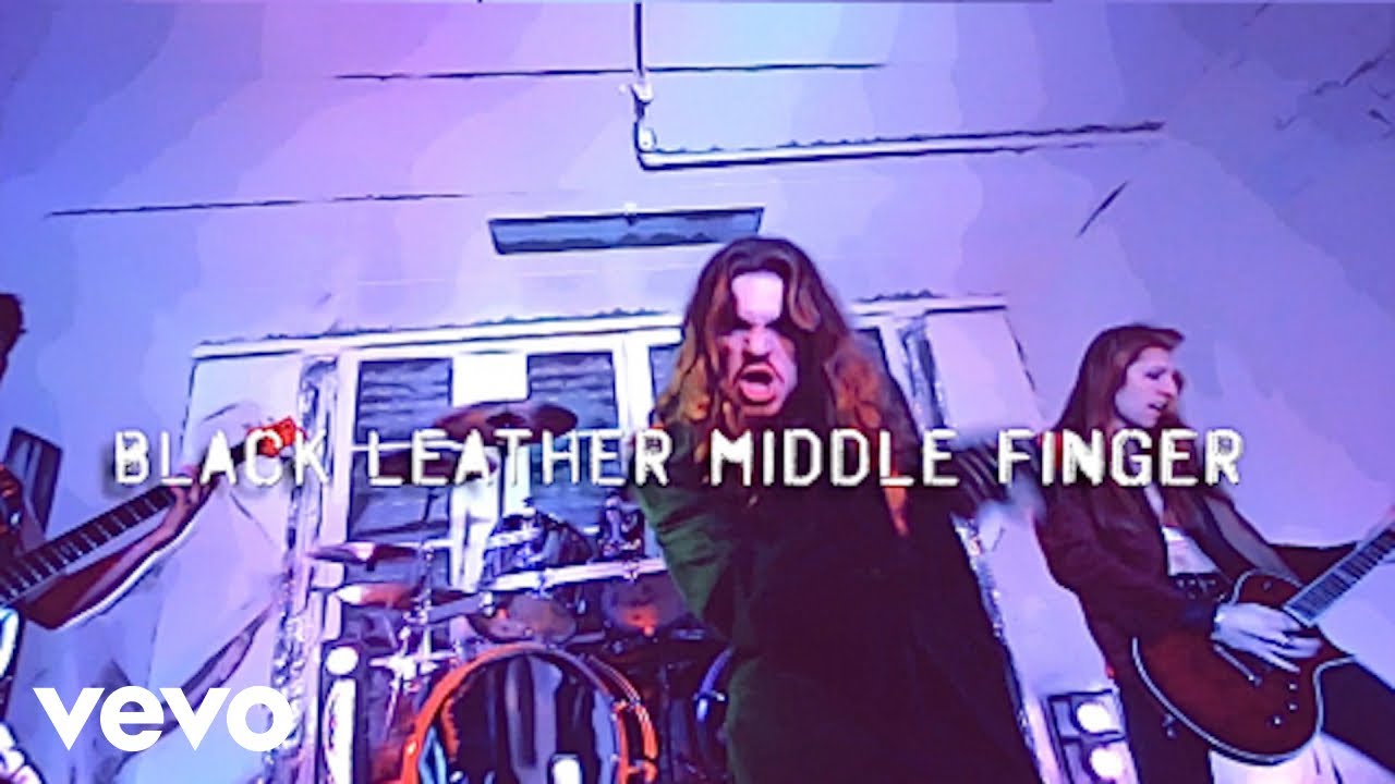 CASTER VOLOR - Black Leather Middle Finger [Official Music Video]