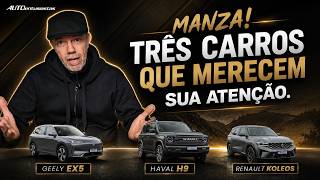 TRÊS CARROS QUE MERECEM SUA ATENÇÃO