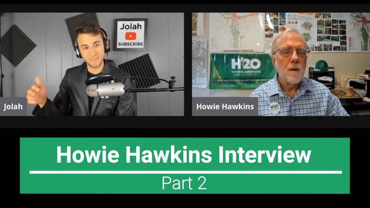 Howie Hawkins on Guaranteed Jobs Program, UBI vs NIT, and US COVID-19 Depression Response - Howie is the current front-runner to be the Green Parties' presidential nominee.