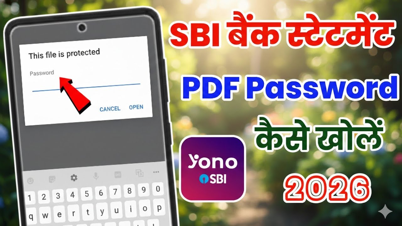 sbi statement pdf password | SBI Bank Statement PDF Password kaise kholen 2026
