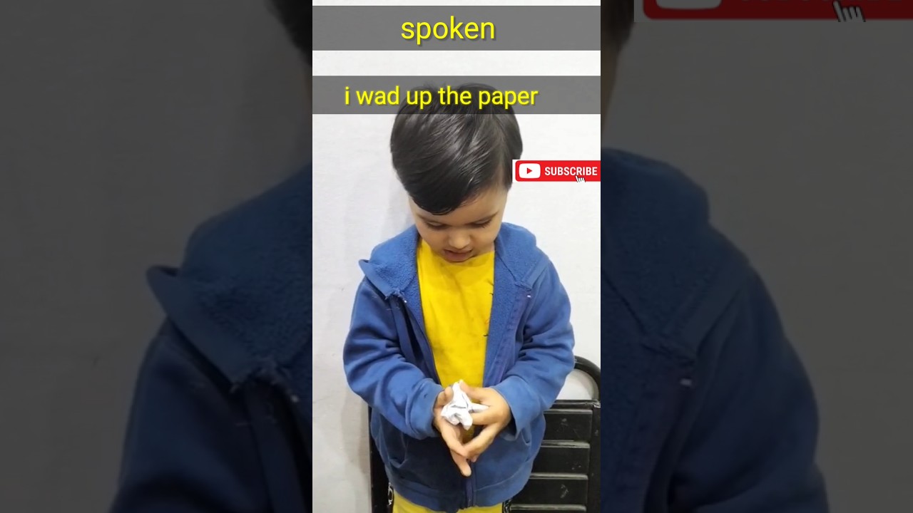 spoken english related to paper|English|kids | vocabulary