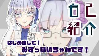 「【 自己紹介 】みずっぽいちゃんです！【 Vtuber 】」のサムネイル