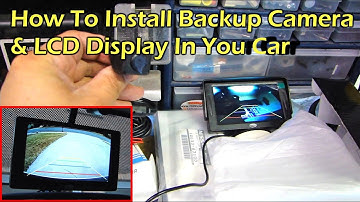 How To Install Rear View Reverse Backup Camera on Car