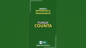 Fungsi COUNTA #excel #tutorial #shorts