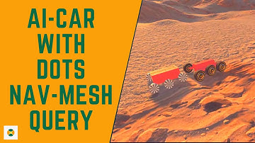 AI Car Navigation using DOTS based Nav-Mesh Query - Unity ECS/DOTS