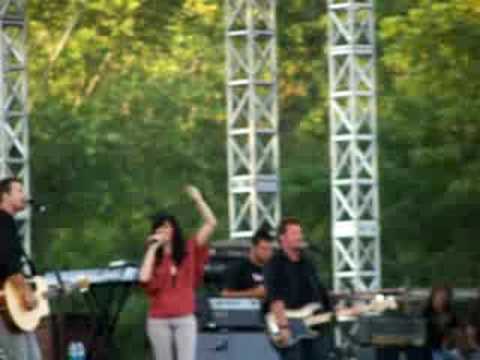 Little Big Town performs "Life in a Northern Town" at Country Jam in Eau Claire, WI on July 18, 2008.