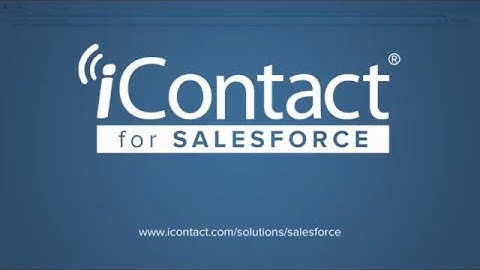iContact for Salesforce Demo