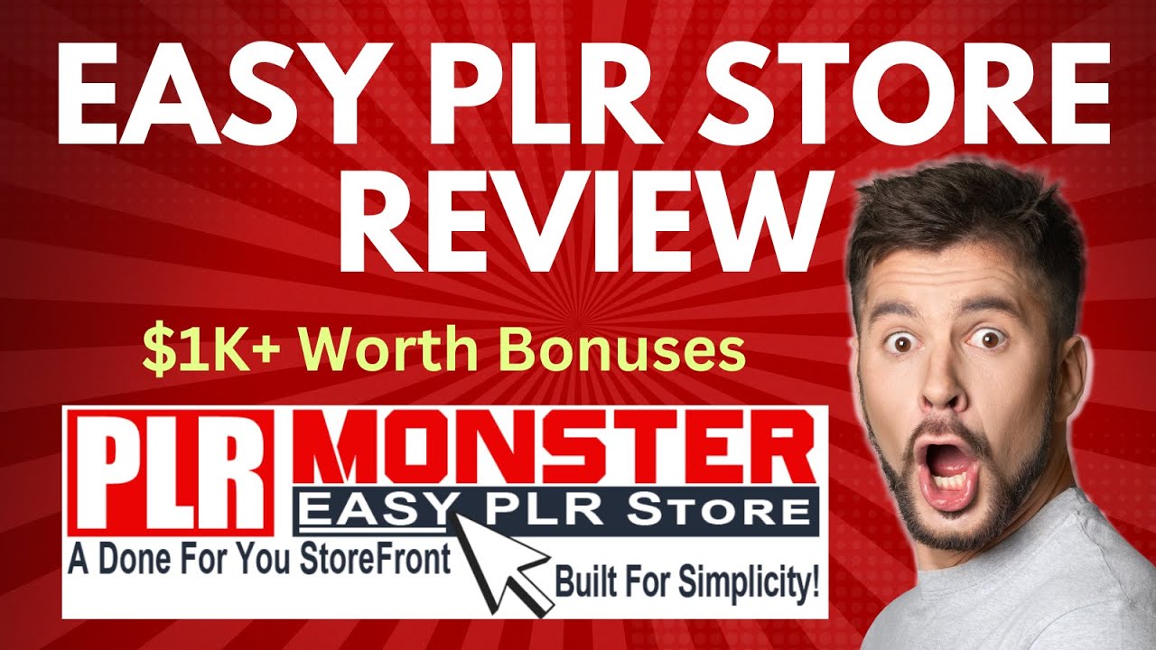 Easy PLR Store Review | Quick DEMO, $1K+ Worth Premium Bonus