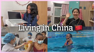 LIVING IN CHINA(June) || Second dose of vaccine, swimming struggles, unboxing my laptop and more