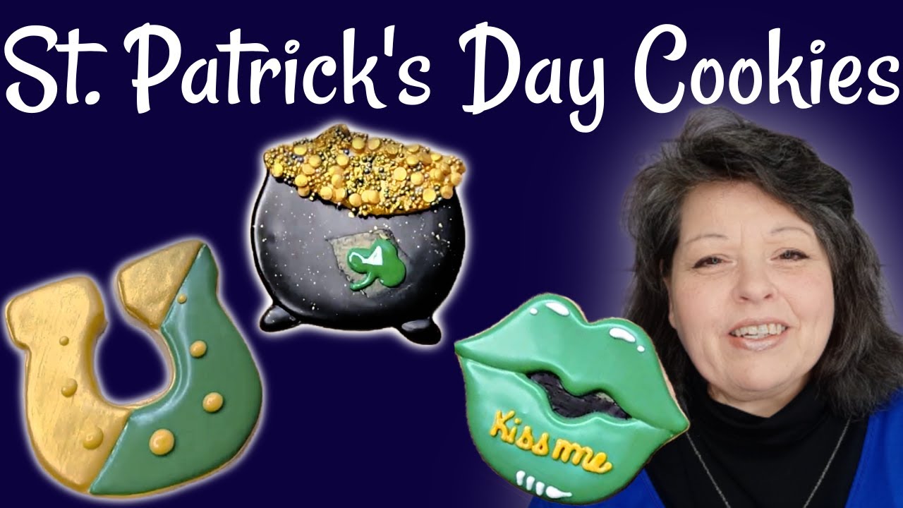 Fun Saint Patrick's Day Decorated Sugar Cookies