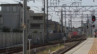 ［初撮影‼️教習車‼️ピカピカ編成‼️］名鉄6800系金魚鉢 6816f(知立止まり)  知立駅  入線‼️