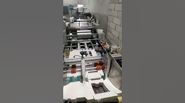 650S window pasting machine in production and operation