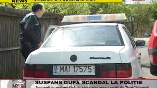 suspans dupa scandal la politie suspans dupa scandal la politie