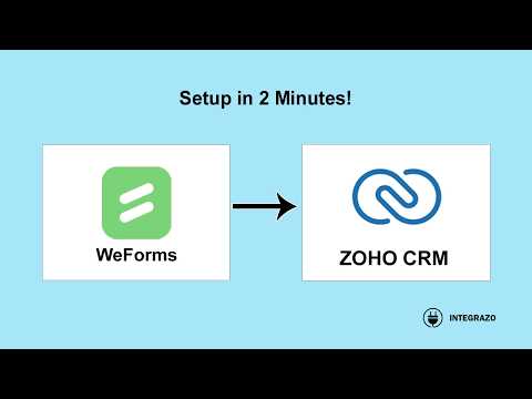 WeForms to Zoho CRM Integration (Free Plugin) | Integrazo Automator