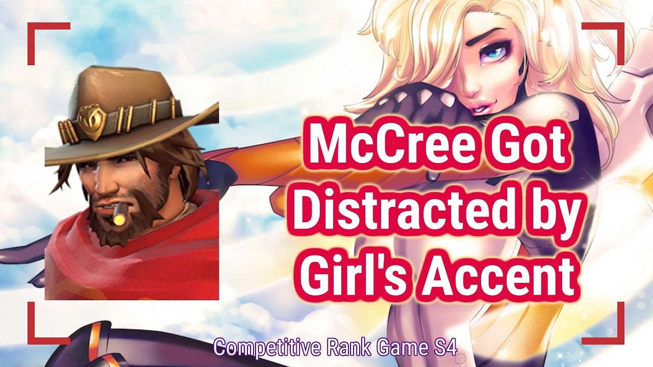 McCree gets distracted by the mercy player's accent in Competitive Rank Overwatch