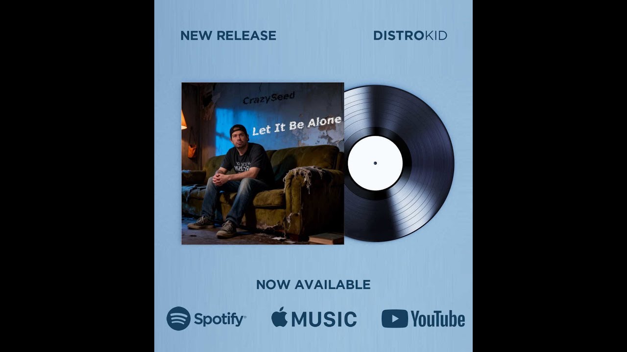 CrazySeed - Let It Be Alone (Официальный музыкальный клип) | Дебютный сингл - Sad Grunge Rock 2025