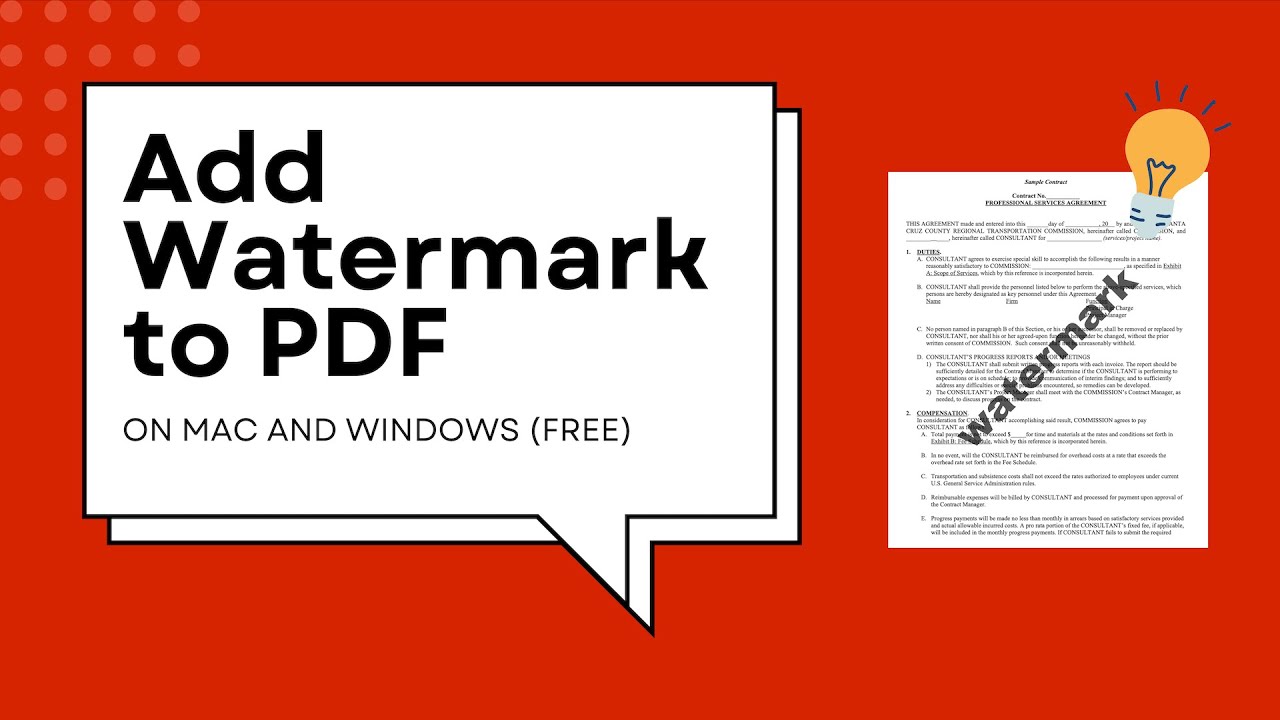 4 Ways to Add Watermark to PDF on Mac or Windows (Free in 2025) - YouTube
