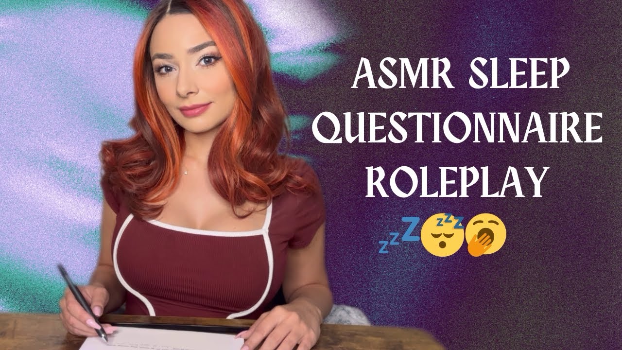 ASMR Sleep 💤 Questionnaire RP (Soft Spoken, Writing ✍️ Sounds)