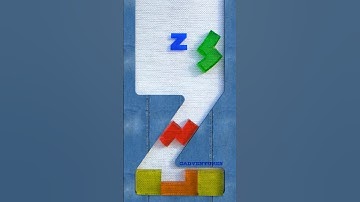 Tetris Alphabet Challenge "z" - Softbody Simulation V26