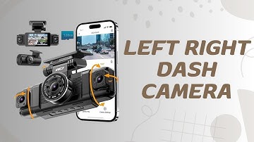 IIWEY N5 4 Channel Dash Cam | 360° View, 1080P Front Rear Inside Left Right, 8 IR Night Vision,