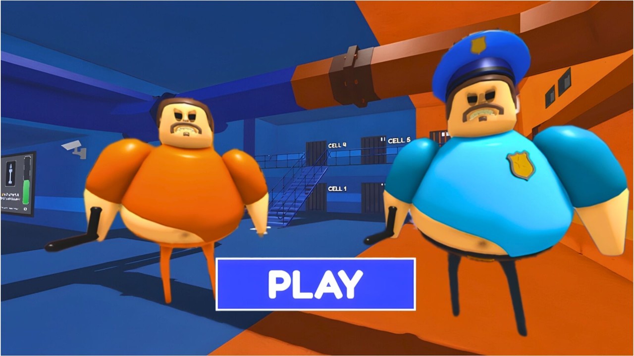 PRISONER VS POLICE BARRY'S PRISON RUN OBBY! ROBLOX #roblox #obby - YouTube