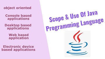 Scope And Use Of JAVA | Java Programming Language | Introduction to JAVA Programming Language