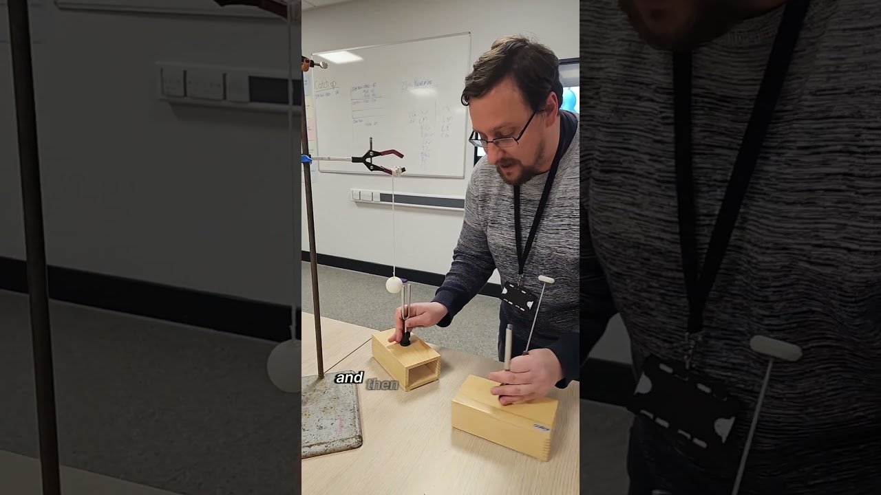 Assista a Tuning Forks Magic… (or science!) #inthelab #tuningforks #thatsscience #resonance no YouTube Assista a Tuning Forks Magic… (or science!) #inthelab #tuningforks #thatsscience #resonance no YouTube