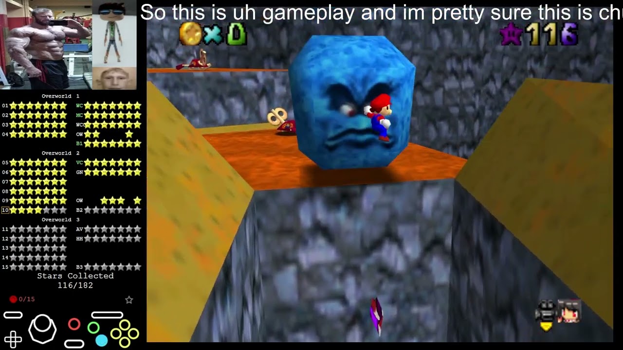 Super Mario 64 Smart Spheres 0: Course 10 Valley of Illusion (Savestateless)