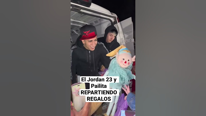 El Jordan 23 y Pailita REPARTIENDO REGALOS EN NAVIDAD 🎄✊♥️