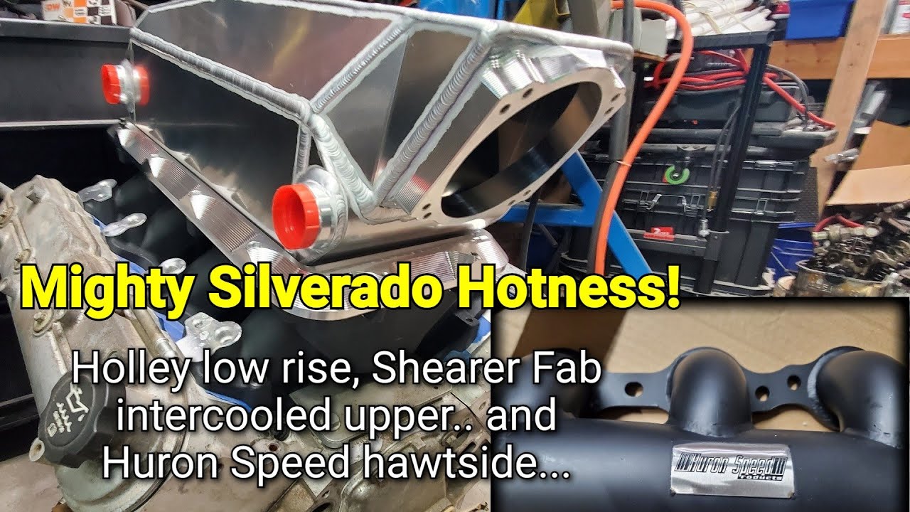 Silverado, big parts came in for RMRW.. Huron speed, holley low rise, and shearer fab intake!