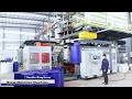 Extrusion production line plastic blow molding machines