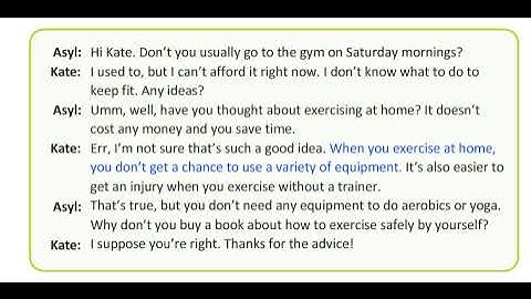 Excel 8 Module 4d "Asyl and Kate" dialogue