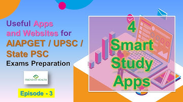 4 Smart Study Apps | USEFUL APPS & WEBSITES FOR AIAPGET/UPSC/STATE PSC PREPARATION | EPISODE - 3