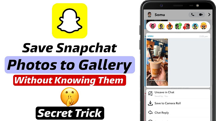 How to save pictures from snapchat without them knowing
