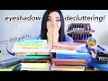 Eyeshadow palette declutter time! Getting rid of half of my makeup palettes || Kelli Marissa Vlogs