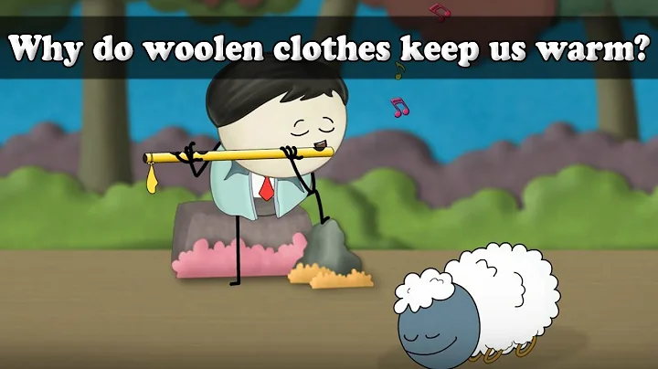 Why do woolen clothes keep us warm? | #aumsum #kids #science #education #children