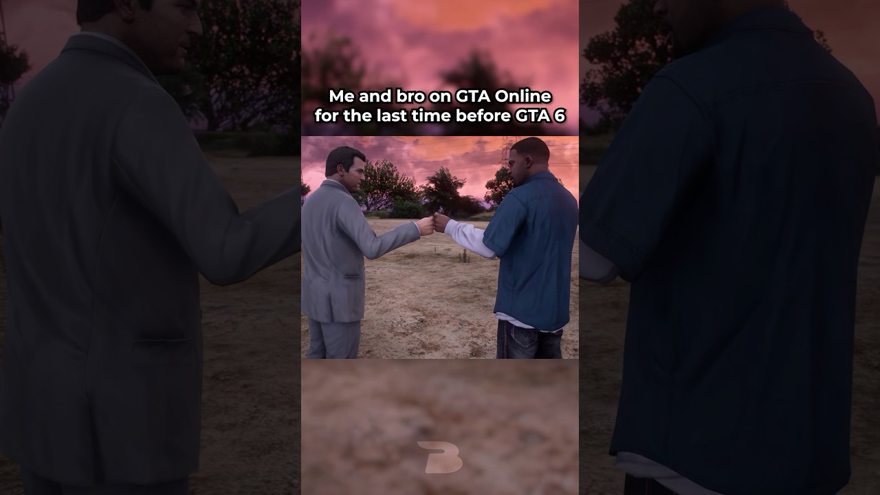 Me and bro on GTA Online for the last time before GTA 6 #shorts #gta #gta6